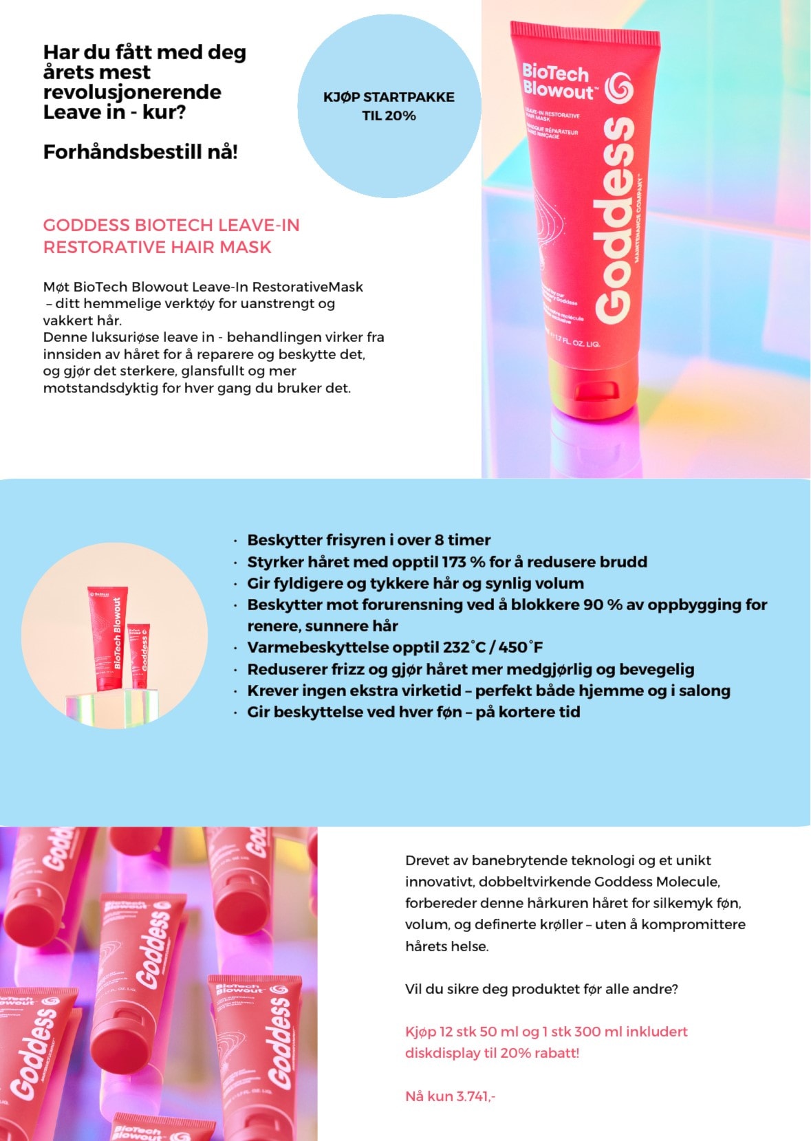 Image for Forhåndsbestill Goddess | årets mest revolusjonerende leave in-kur! | ICON HAIRSPA